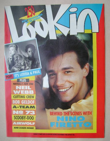 Nino on the cover of Lookin