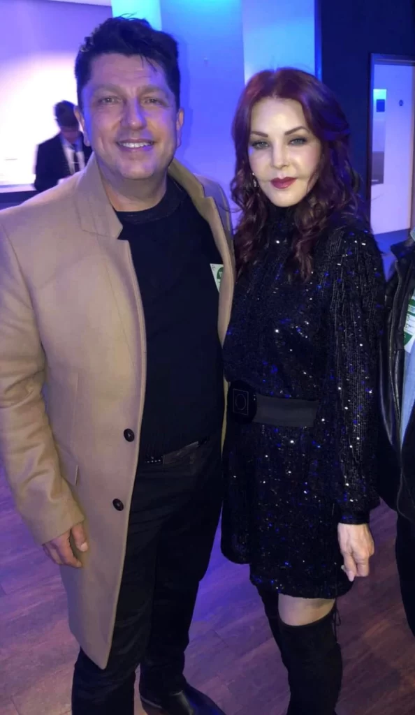 Mauro Dirago Mauro Dirago with Priscilla Presley