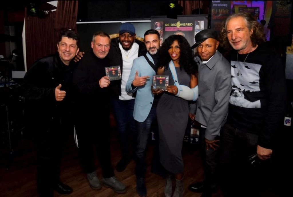Mauro Dirago Mauro with Sinitta and artists featured on the Re-Discovered Album