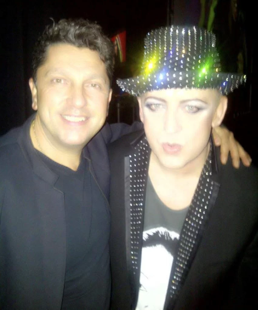 Mauro Dirago Mauro Dirago with Boy George