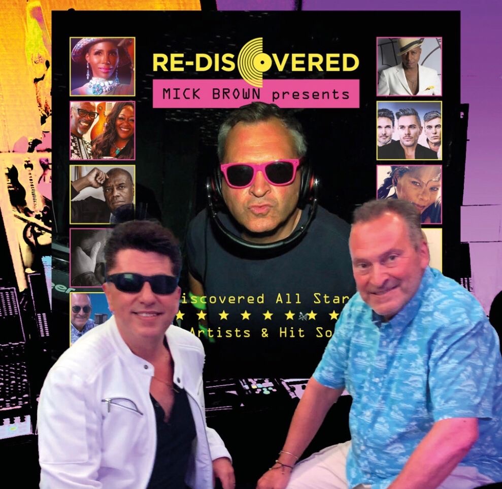 Mauro Dirago Mauro Dirago and Mick Brown with the Re-discovered album