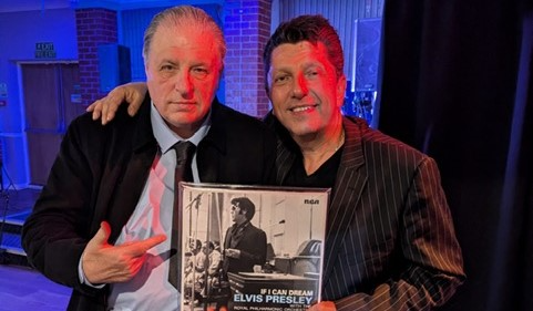 Mauro Dirago Mike with Mauro Dirago and his new Elvis Album