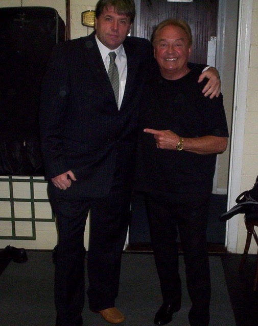 Homepage Mike with Gerry Marsden of Gerry and the Pacemakers