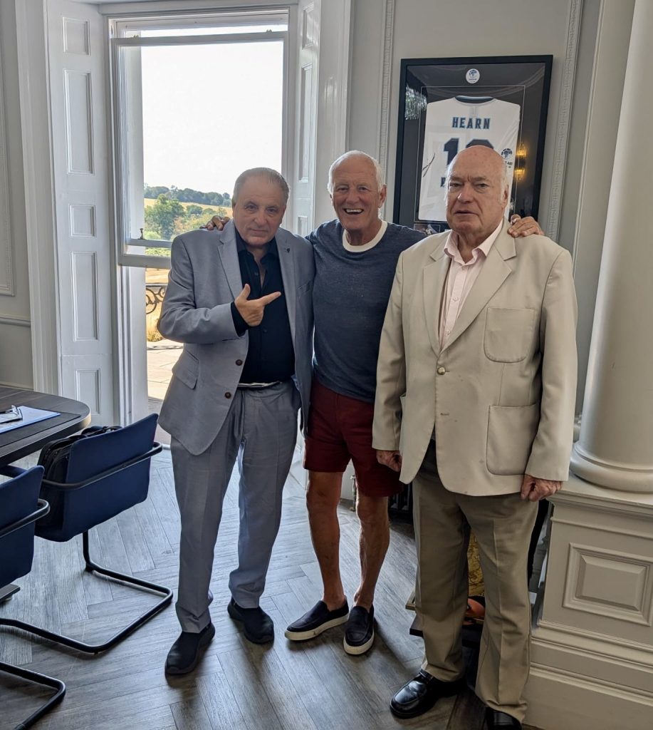 mike fisher and richard willis meet with barry hearn mike fisher and richard willis meet with barry hearn
